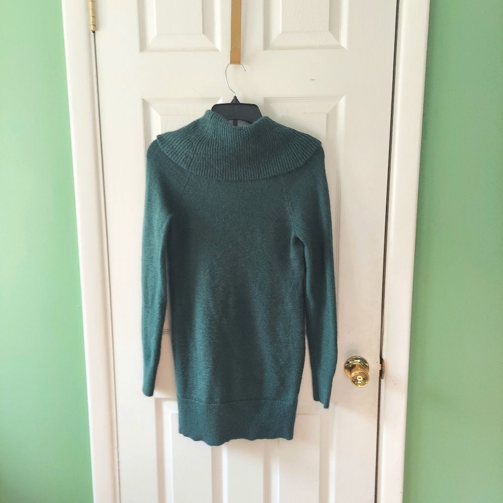 Green Candie's Sweater Dress Large Y2K - Picture 2 of 4